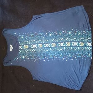 Mudd, Size XL, Blue w/floral print